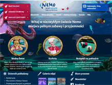 Tablet Screenshot of nemo-wodnyswiat.pl